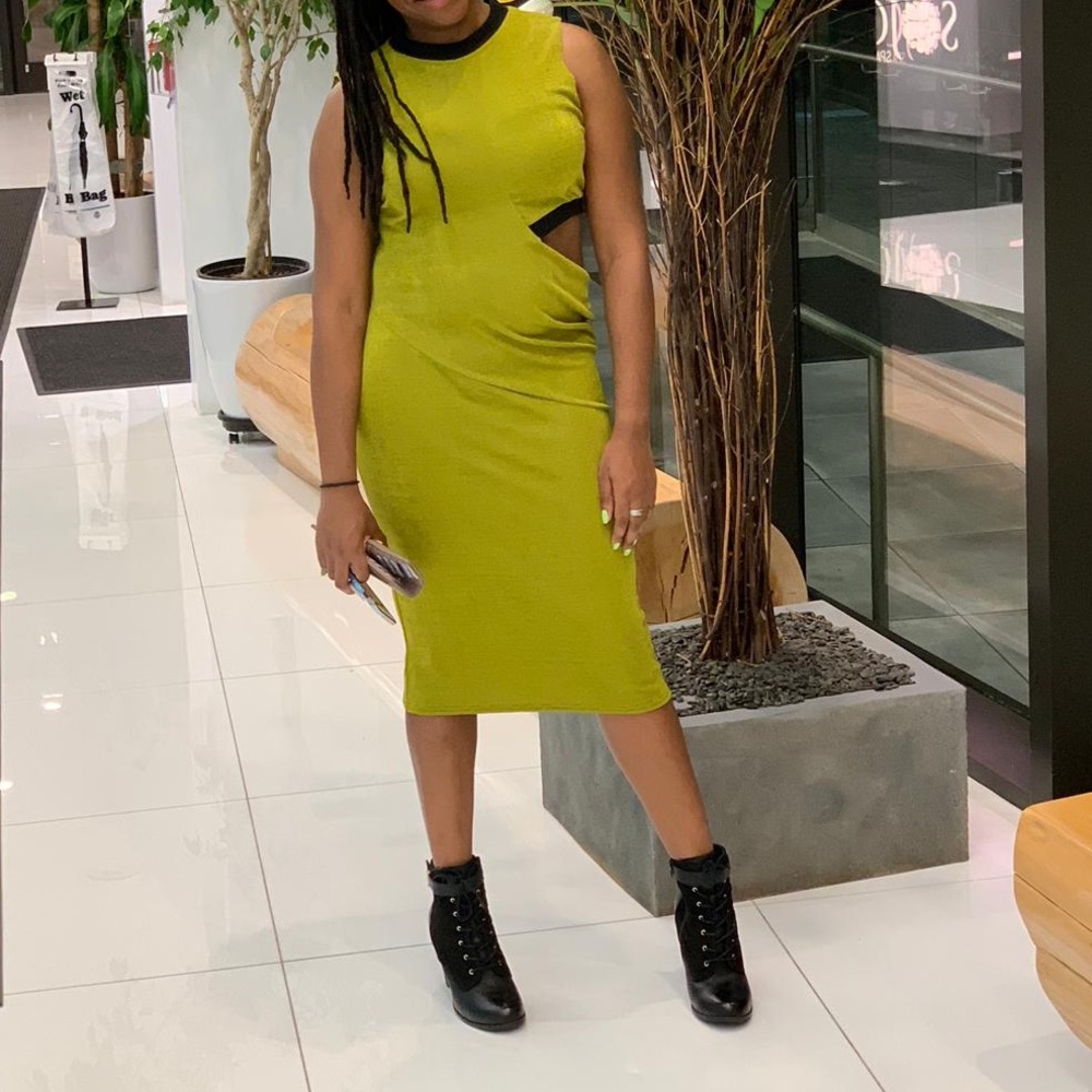 ASOS Cut Out Midi Dress